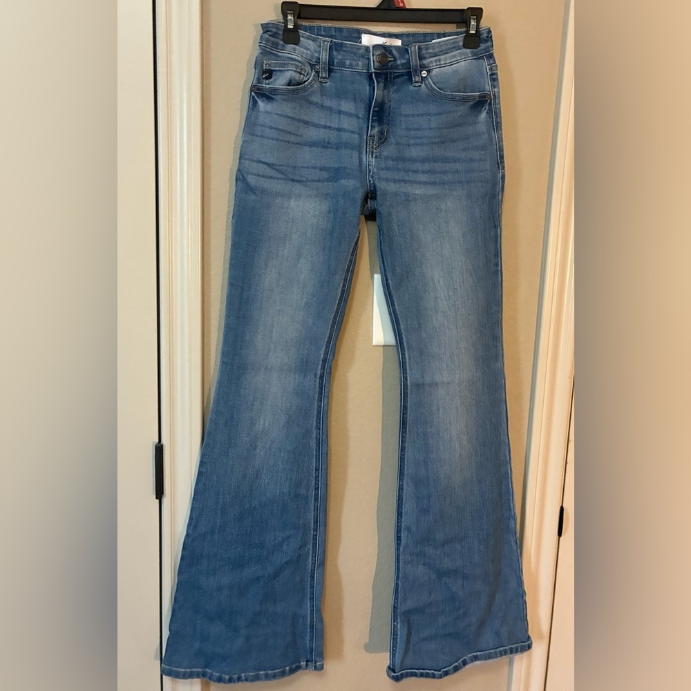 Kancan Women's Blue Flared Jeans
